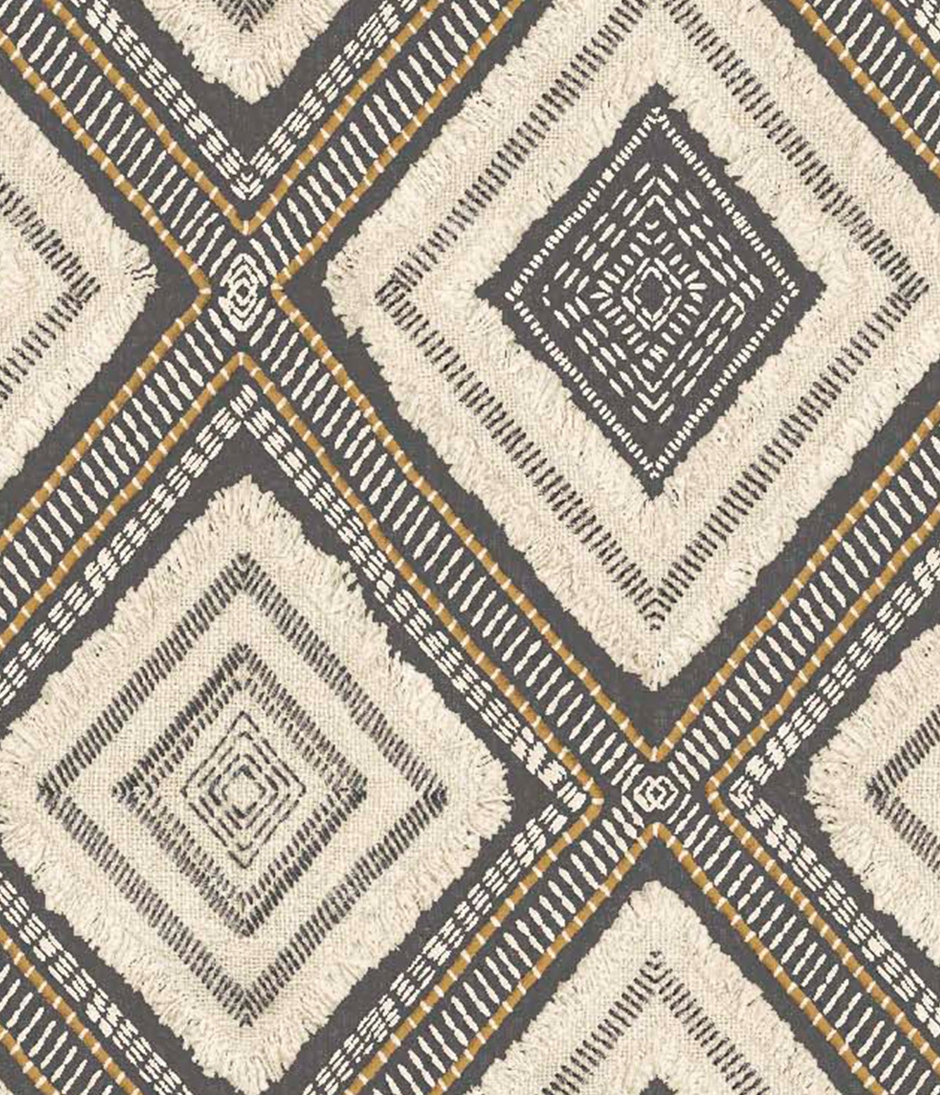 Mapuche FR Fabric / Ebony