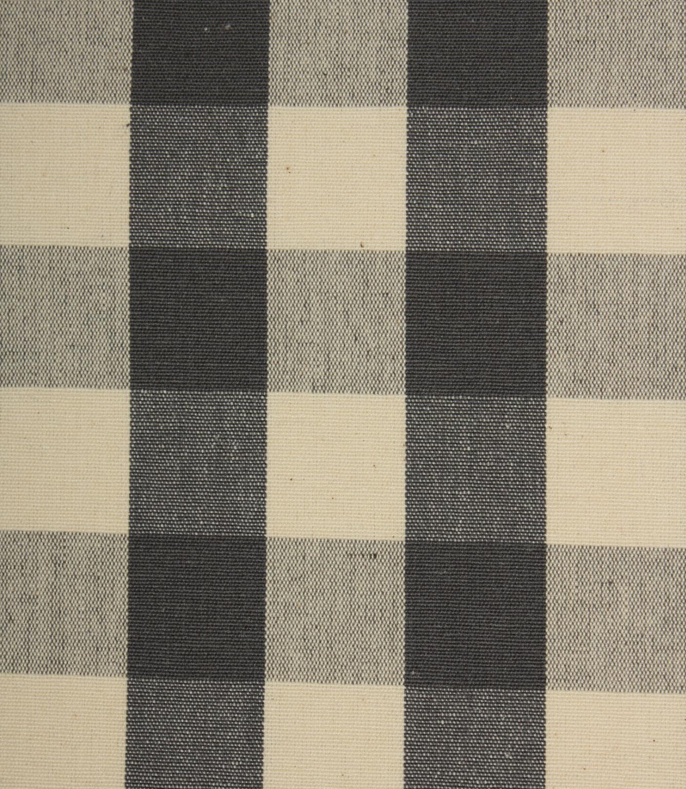 JF Gingham Fabric / Grey