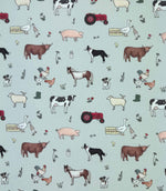 Farmyard Friends Fabric / Eggshell