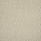 Detailed view of plain woven fabric with a fine, repeating check design in muted green and ivory shades, showing gentle texture and structured weave.