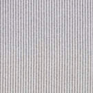 Woven ticking stripe fabric with closely spaced vertical lines in soft grey and charcoal tones on a light background, featuring a refined, understated pattern with gentle texture.
