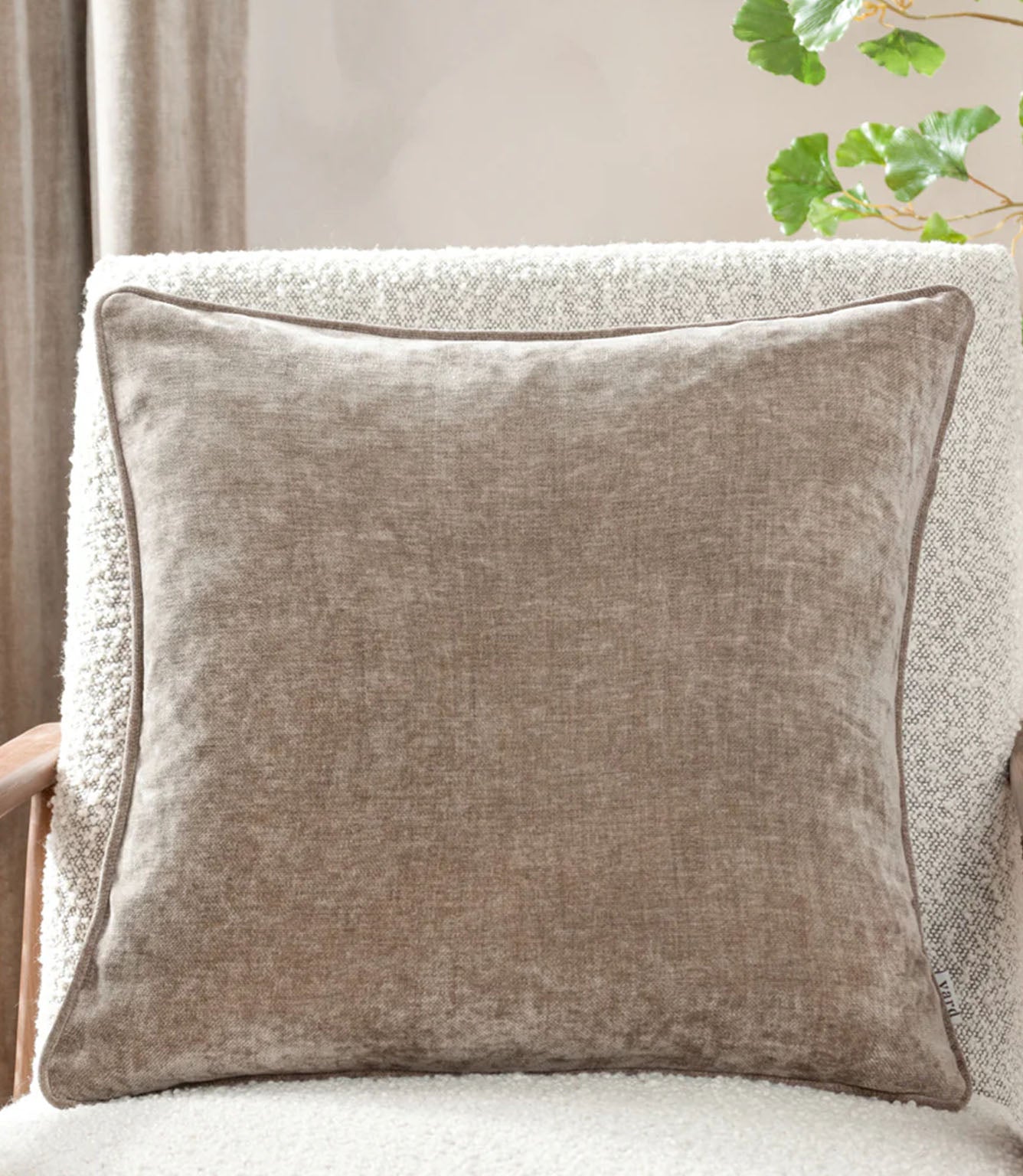 Heavy Chenille Fabric / Greige