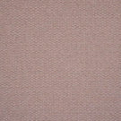 Detailed view of plain woven fabric with a fine, repeating check design in earthy terracotta and ivory shades, showing a structured weave and subtle variation.