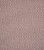 Detailed view of plain woven fabric with a fine, repeating check design in earthy terracotta and ivory shades, showing a structured weave and subtle variation.
