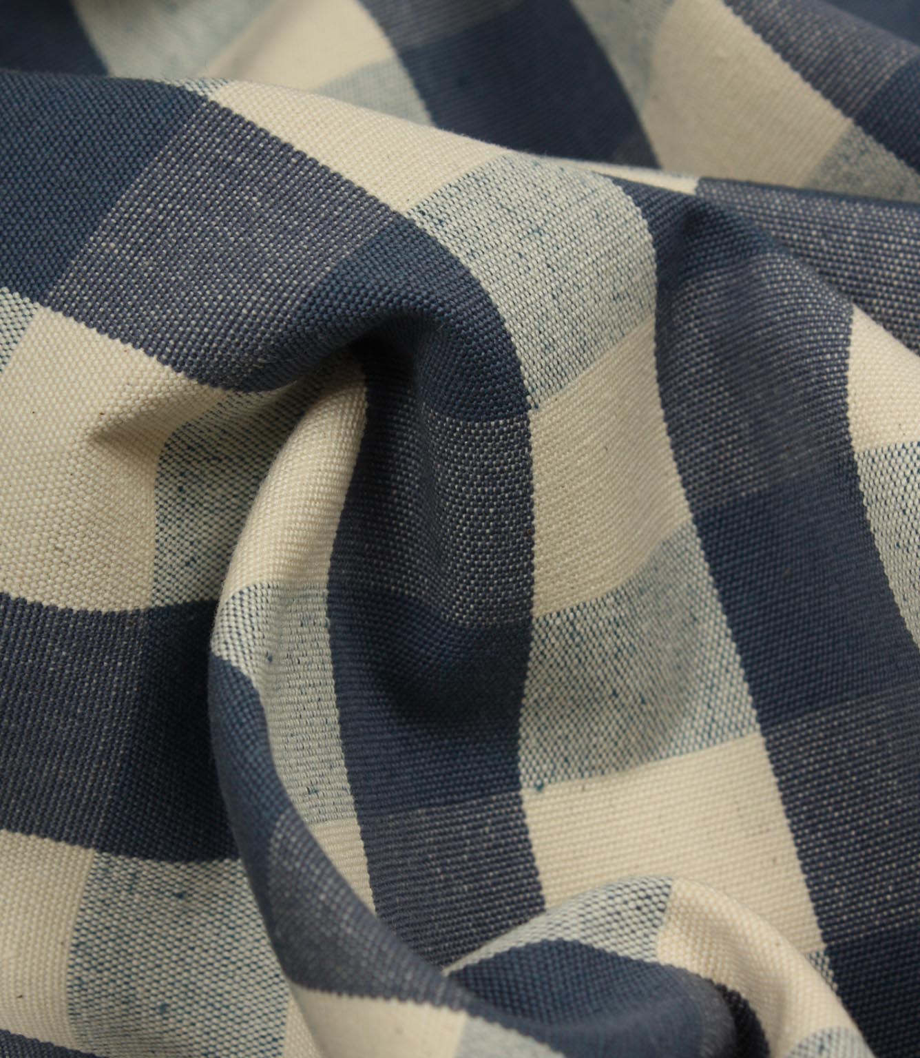JF Gingham Fabric / Blue