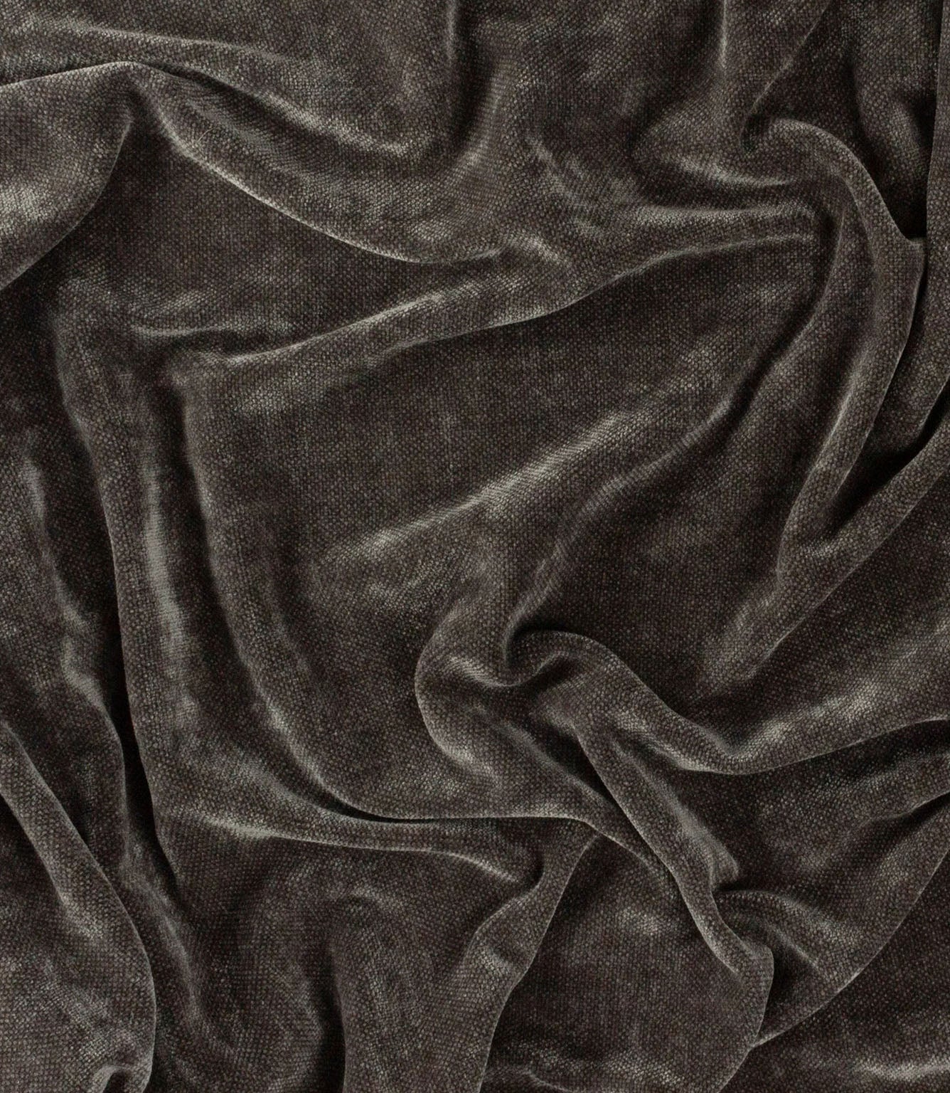 Heavy Chenille Fabric / Charcoal