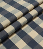 JF Gingham Fabric / Blue