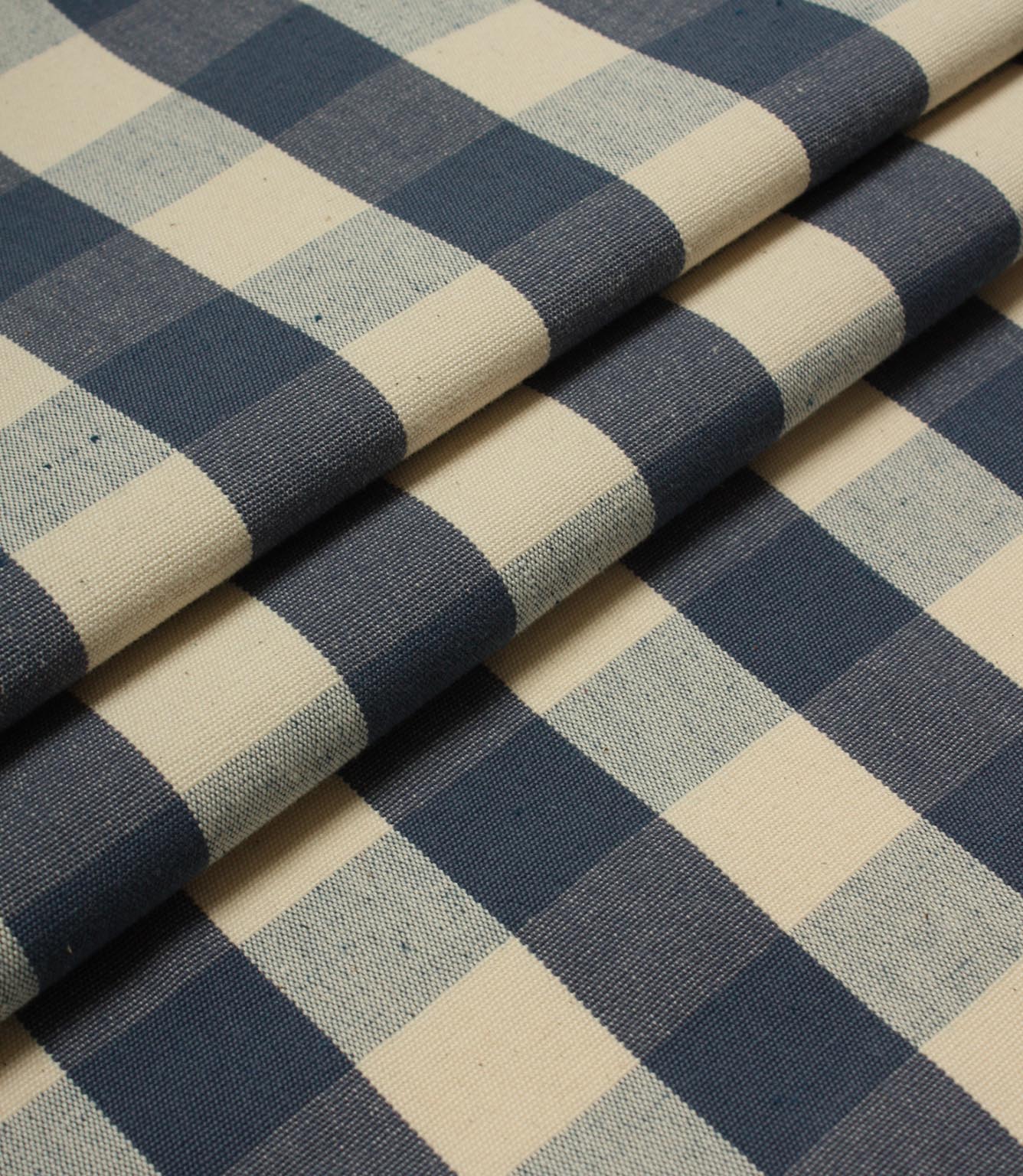 JF Gingham Fabric / Blue