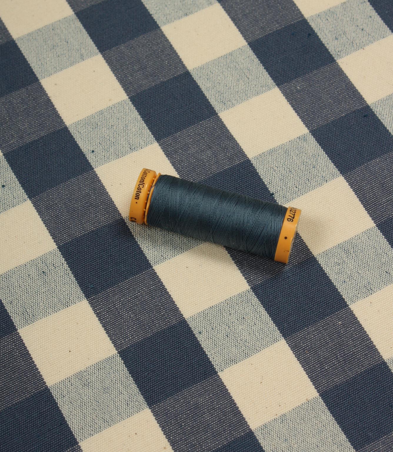 JF Gingham Fabric / Blue
