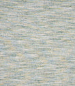 Detailed view of textured woven upholstery fabric showing a fine linear pattern with interwoven sage green, pale blue and creamy neutral tones for a natural, layered look.