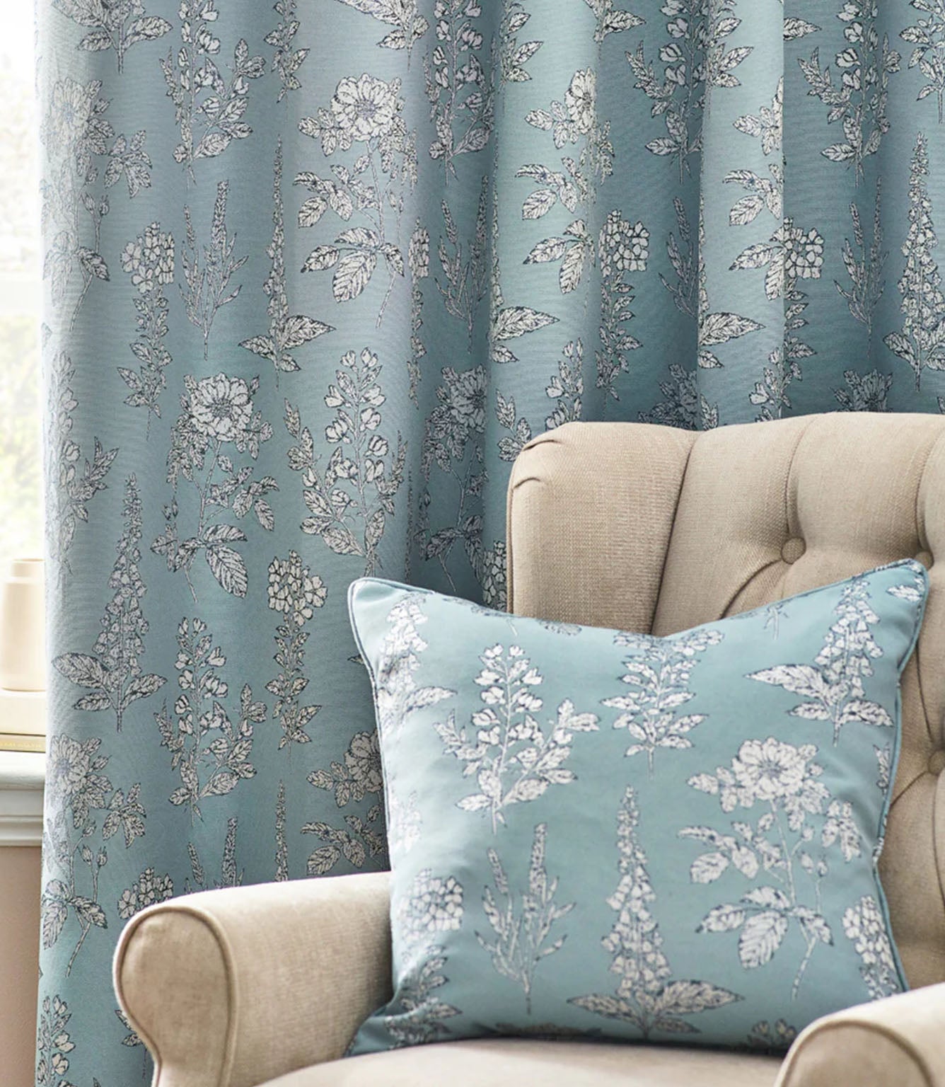 Sophia Fabric / Blue