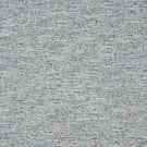 Detailed view of textured woven upholstery fabric showing a layered linear pattern with interwoven soft blue, neutral and warm flecks for added depth.