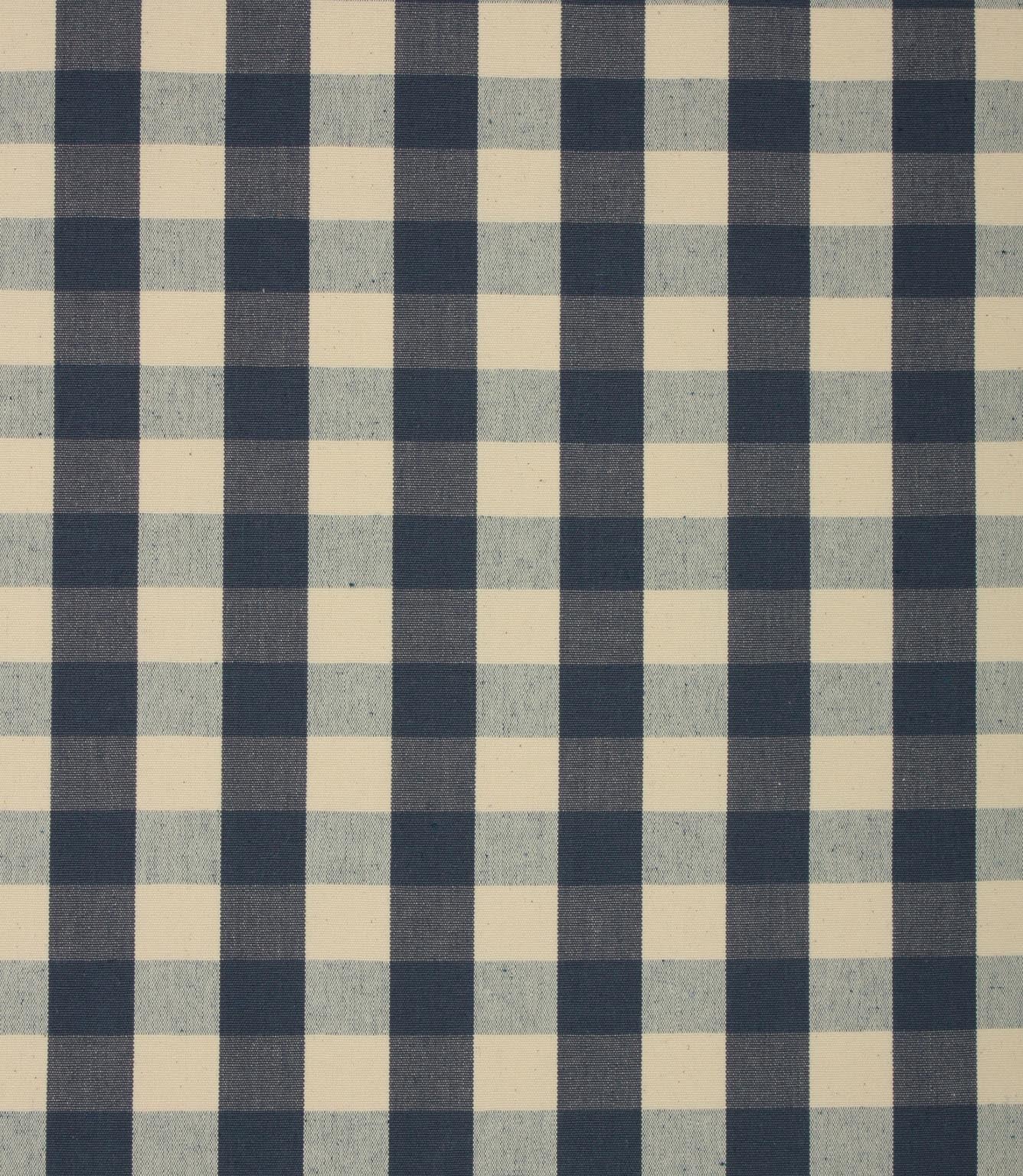 Navy and beige checkered fabric pattern