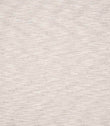 Detailed view of neutral woven upholstery fabric featuring a fine linear weave with soft beige and cream tones creating a calm, textured surface.