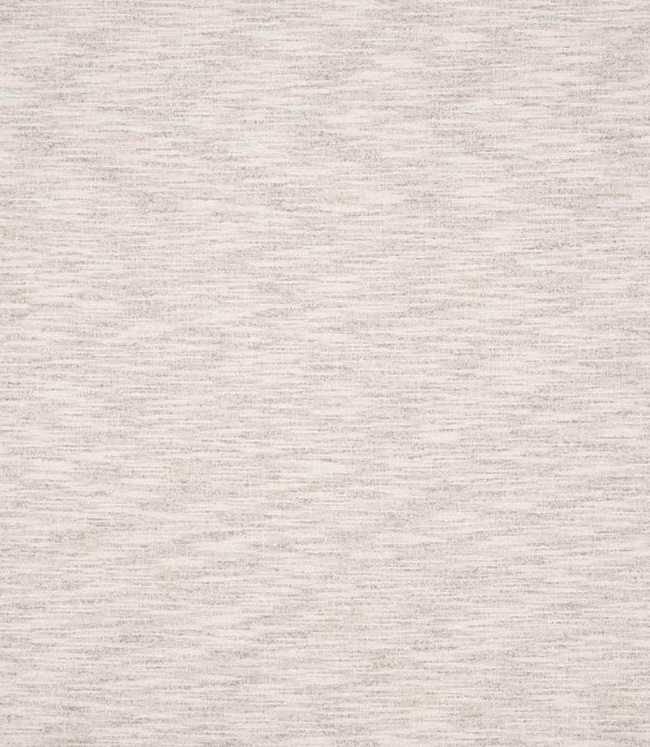 Detailed view of neutral woven upholstery fabric featuring a fine linear weave with soft beige and cream tones creating a calm, textured surface.