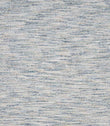 Detailed view of textured woven upholstery fabric featuring a blend of blue and natural tones with a fine, layered linear pattern.