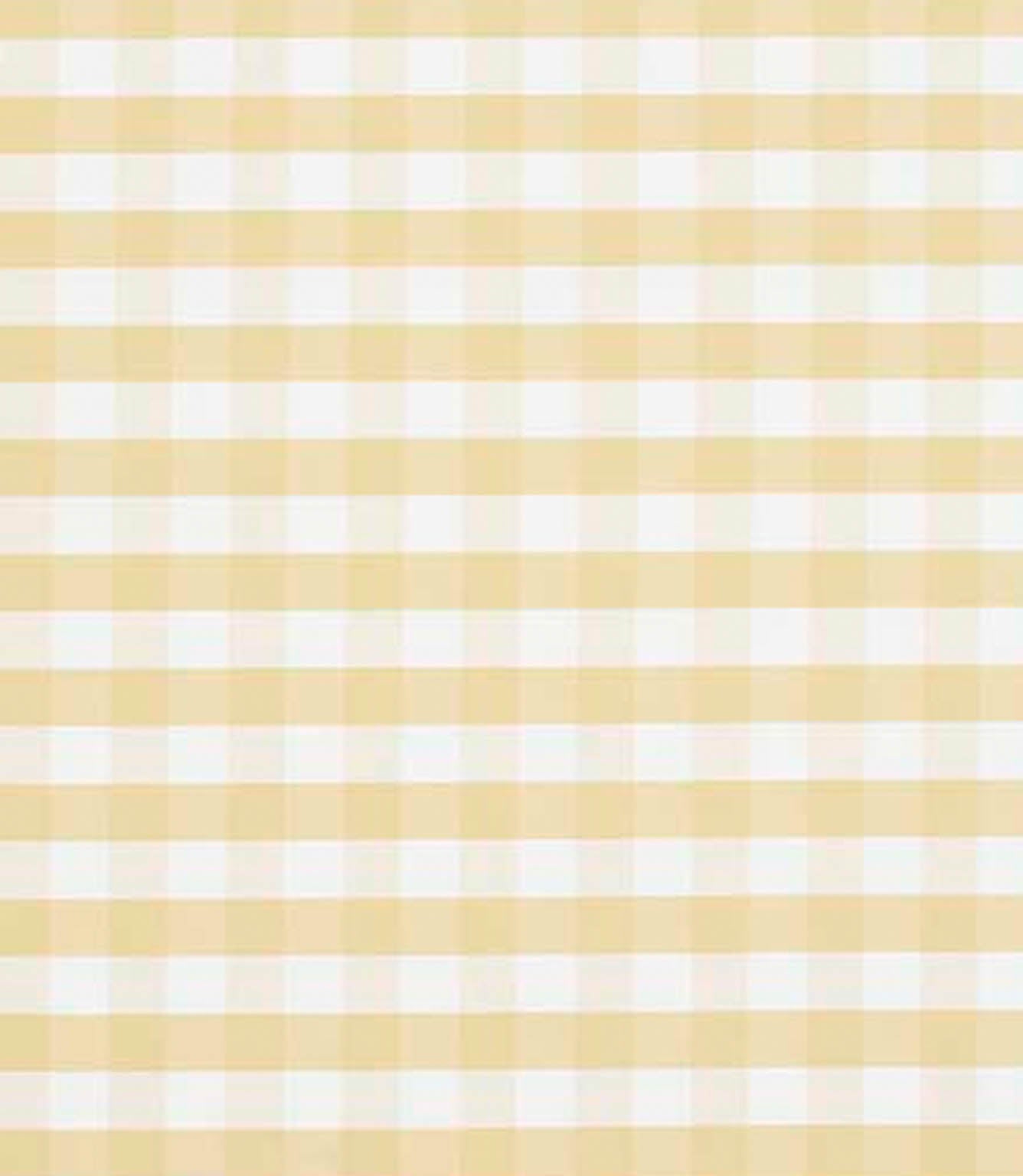 Butter yellow and white gingham check fabric with a fresh, small-scale pattern and a soft, cheerful tone.
