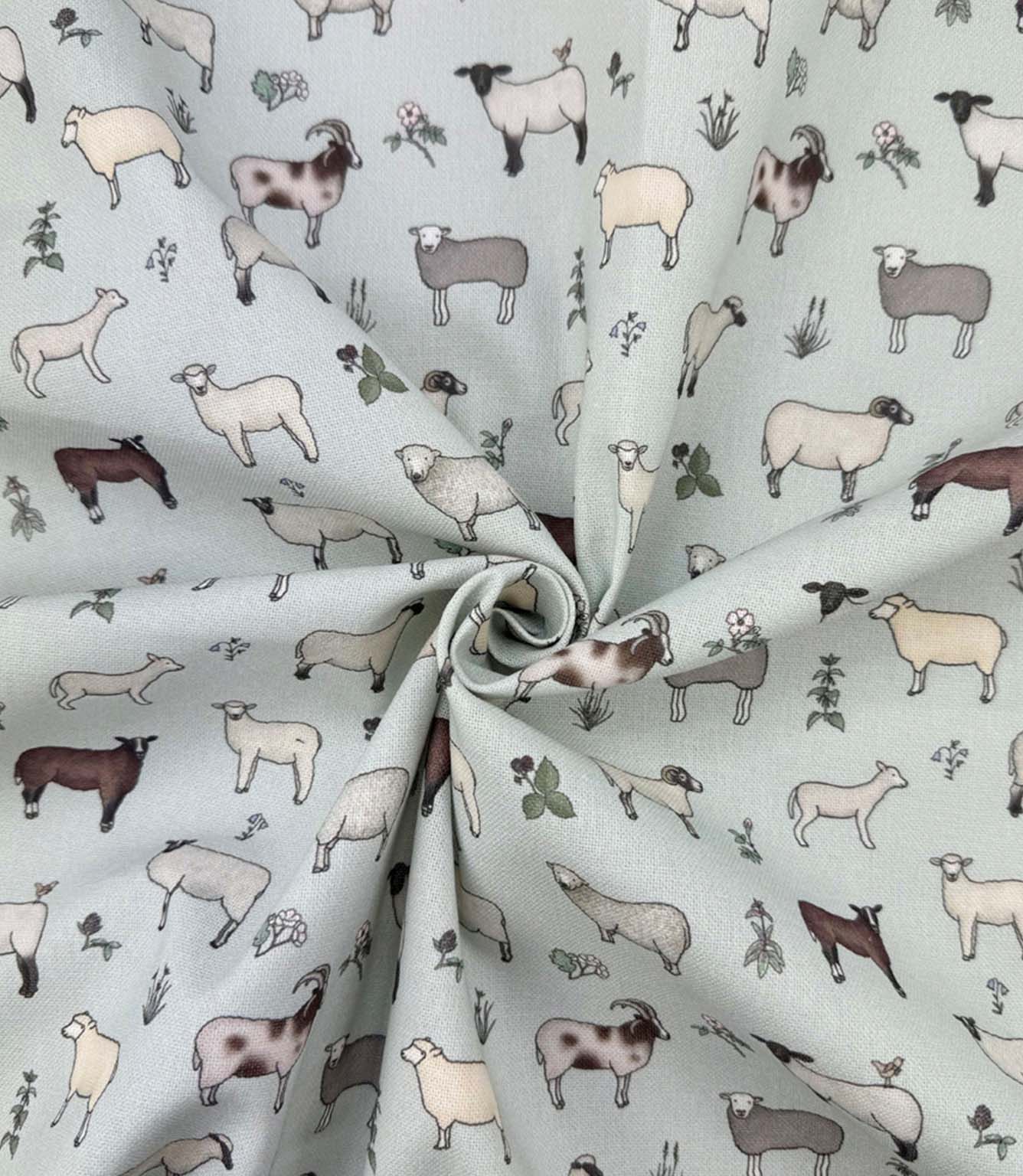 Wandering Wool Fabric / Eggshell