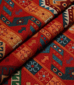Heritage Kilim Fabric / Red