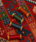 Heritage Kilim Fabric / Red