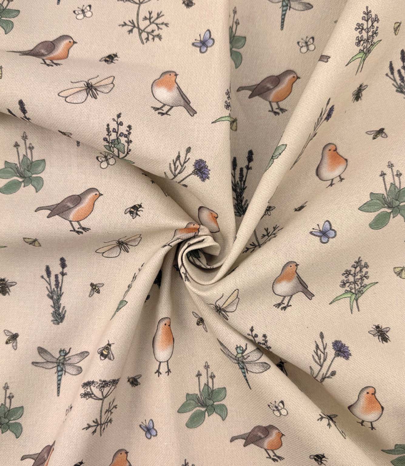Whimsical Wildlife Fabric / Linen