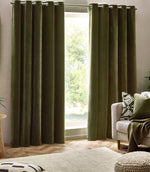 Heavy Chenille Fabric / Olive