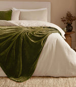 Heavy Chenille Fabric / Olive