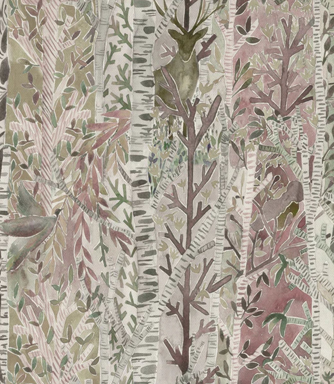 Whimsical Tale Fabric / Willow