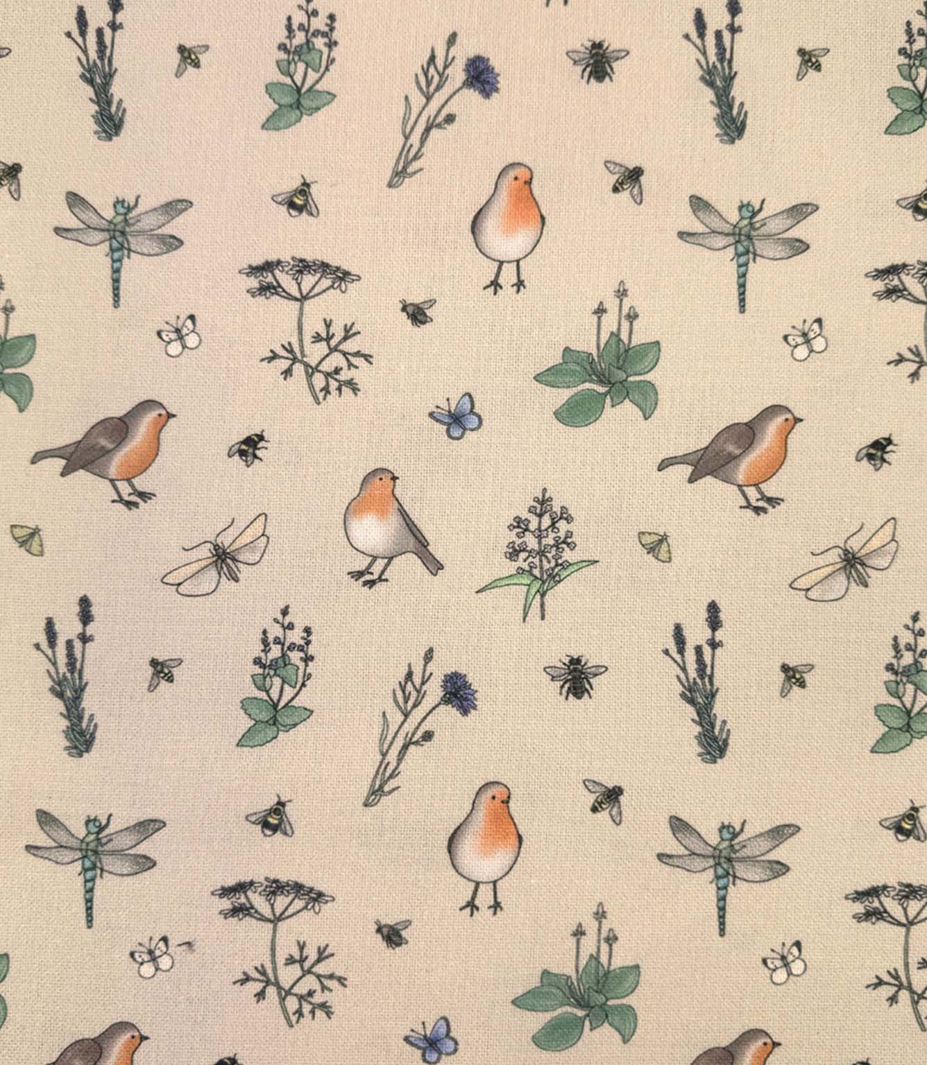 Whimsical Wildlife Fabric / Linen