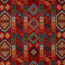 Heritage Kilim Fabric / Red