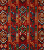Heritage Kilim Fabric / Red