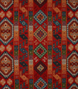 Heritage Kilim Fabric / Red