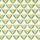 Tulip Trellis Print Fabric / Honey