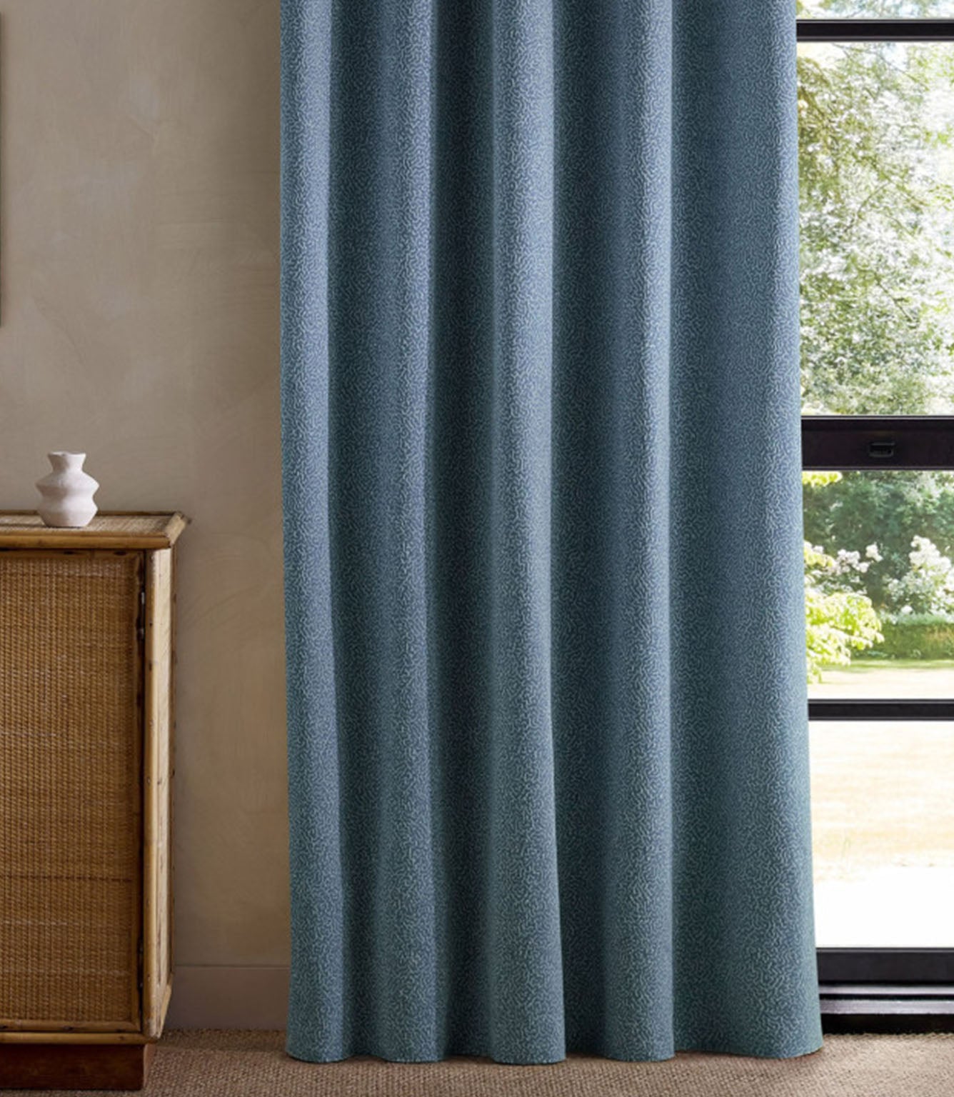 Duckweed Weave Fabric / Coast Blue