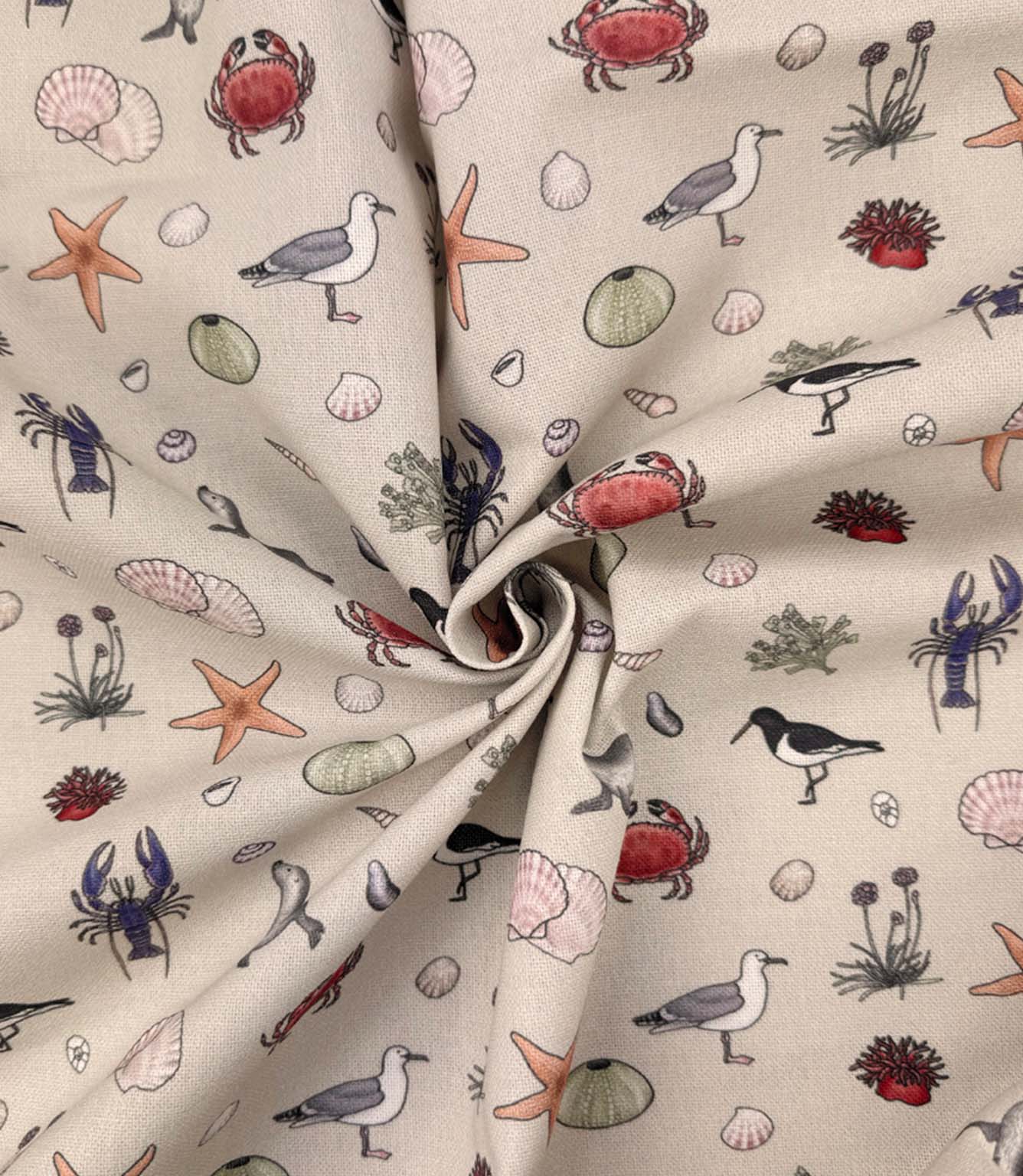 On The Seashore Fabric / Linen