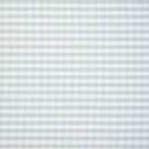 Gentle duck egg blue and white gingham check fabric with a small-scale pattern and a soft, natural feel.