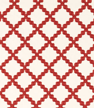 Swithland Embroidery Fabric / Ladybird Red