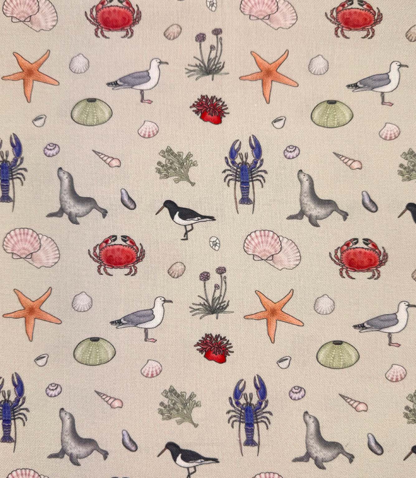 On The Seashore Fabric / Linen