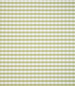 Gingham check fabric in soft apple green and white, featuring a small-scale, evenly spaced check pattern with a fresh, light feel.