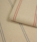 Farmhouse Stripe Fabric / Red