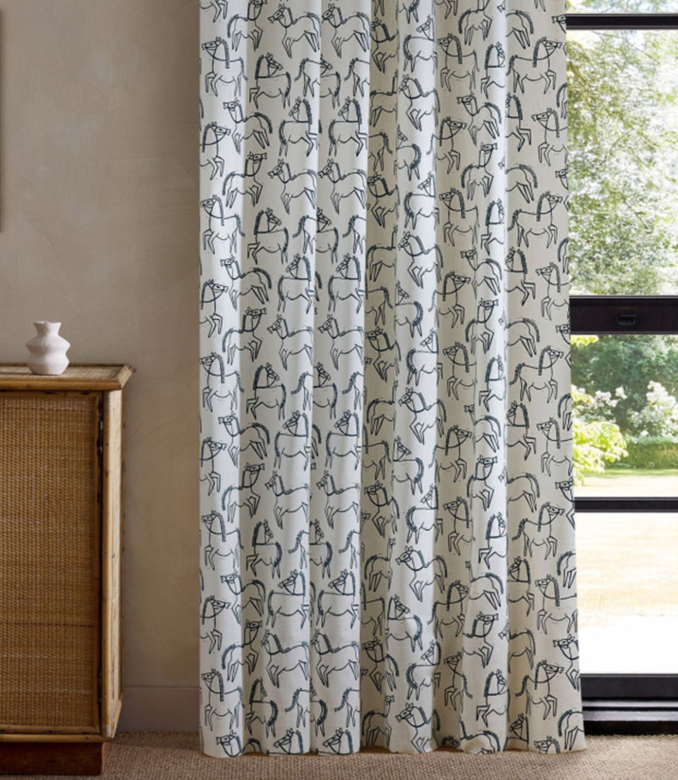 Canter Print Fabric / Ink