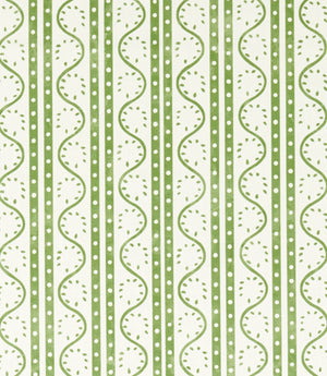 Split Pea Print Fabric / Pine