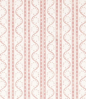 Split Pea Print Fabric / Dusk Pink