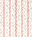 Split Pea Print Fabric / Dusk Pink