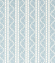 Split Pea Print Fabric / Coast Blue