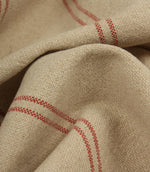 Farmhouse Stripe Fabric / Red