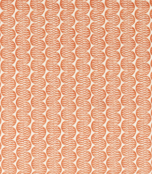 Raft Stripe Print Fabric / Rust