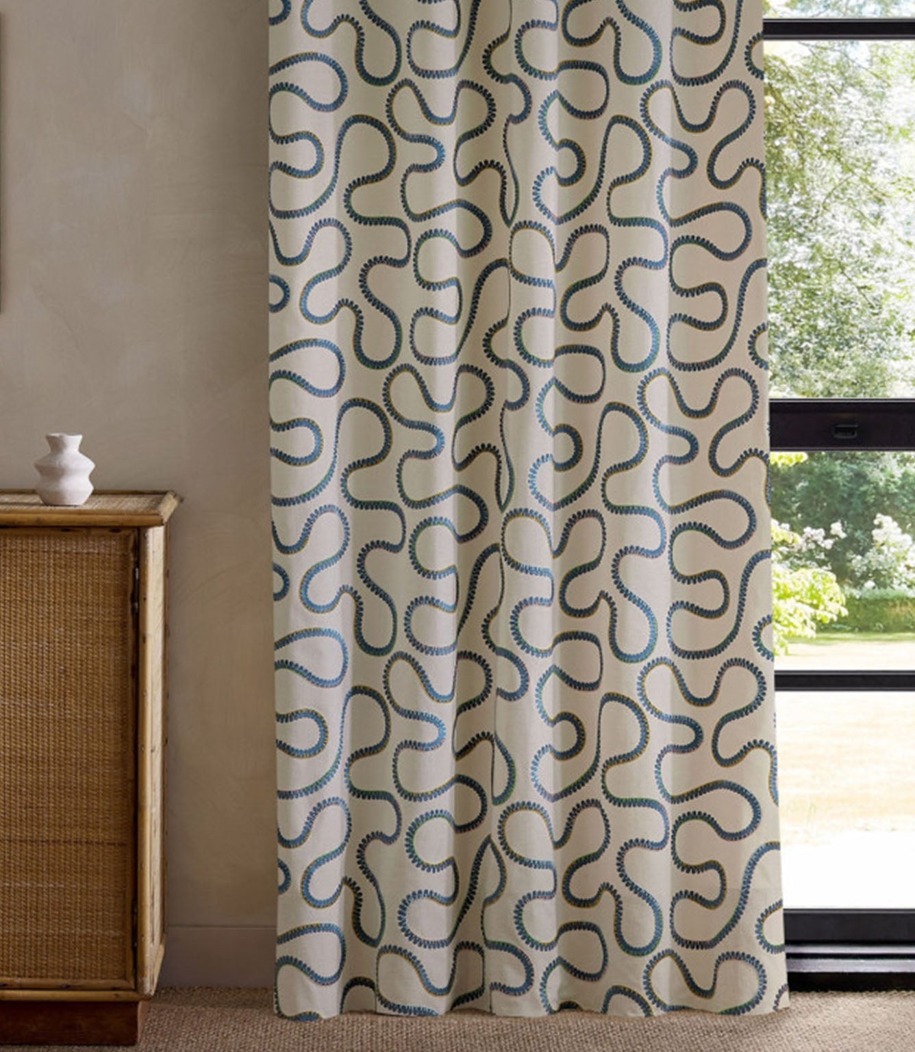 Bimble Embroidery Fabric / Twilight