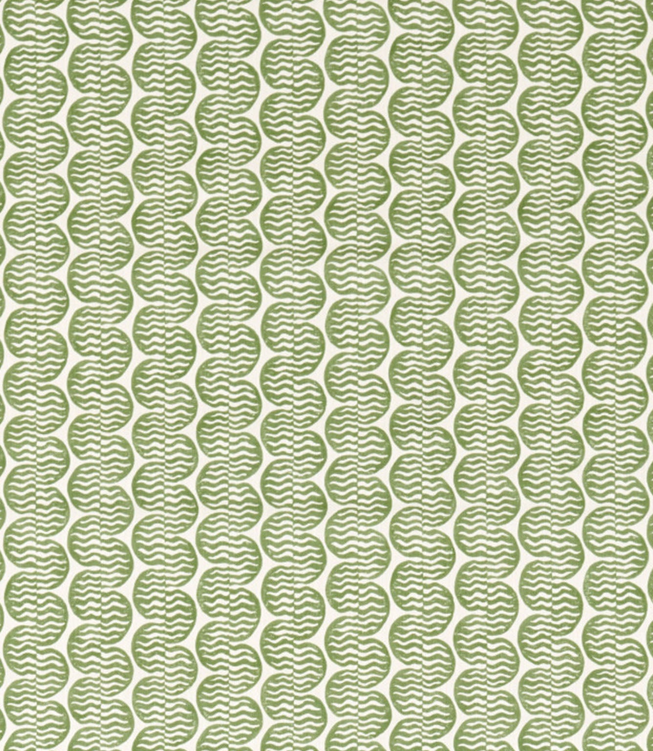 Raft Stripe Print Fabric / Pine