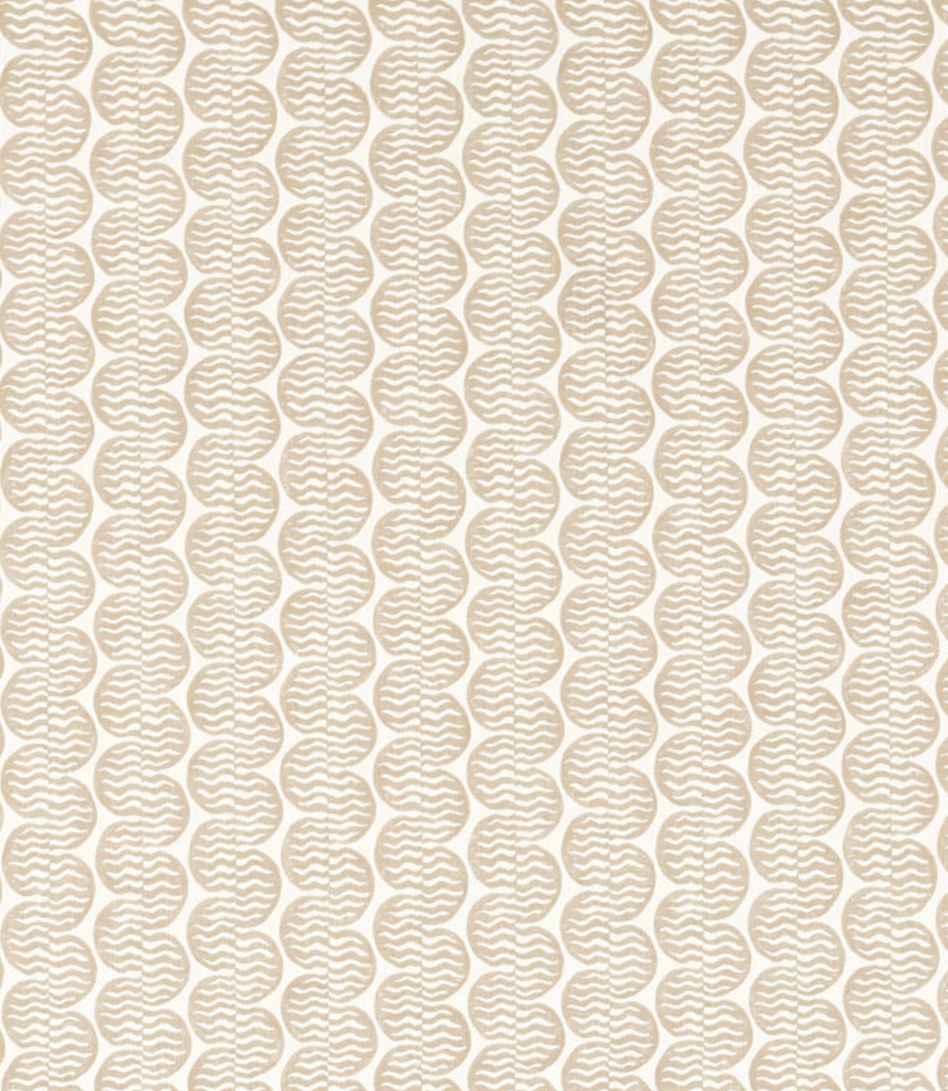 Raft Stripe Print Fabric / Mushroom